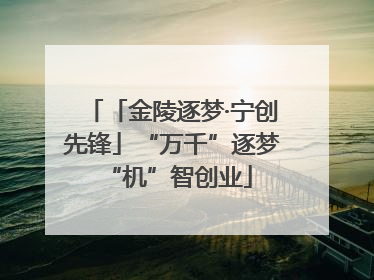 「金陵逐梦·宁创先锋」“万千”逐梦 “机”智创业