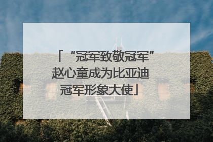 “冠军致敬冠军” 赵心童成为比亚迪冠军形象大使