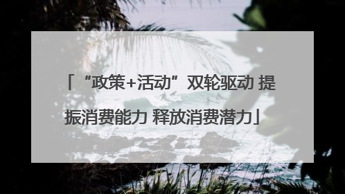 “政策+活动”双轮驱动 提振消费能力 释放消费潜力