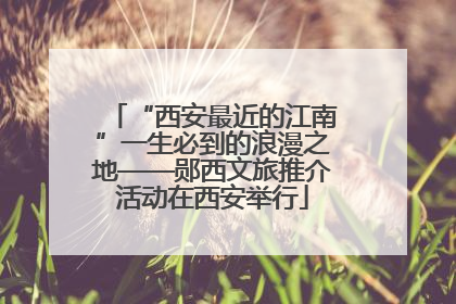 “西安最近的江南”一生必到的浪漫之地——郧西文旅推介活动在西安举行