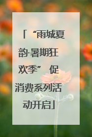 “雨城夏韵·暑期狂欢季” 促消费系列活动开启