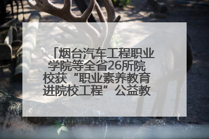 烟台汽车工程职业学院等全省26所院校获“职业素养教育进院校工程”公益教学点集中授牌