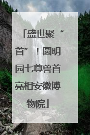 盛世聚“首”！圆明园七尊兽首亮相安徽博物院