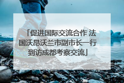 促进国际交流合作 法国沃昂沃兰市副市长一行到访成都考察交流