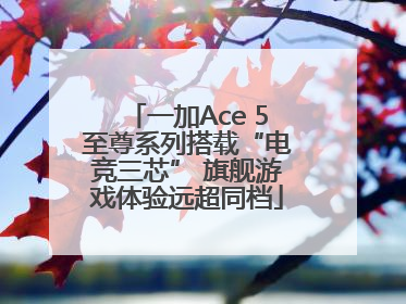 一加Ace 5至尊系列搭载“电竞三芯” 旗舰游戏体验远超同档