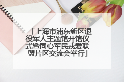 上海市浦东新区退役军人主题馆开馆仪式暨同心军民戎爱联盟片区交流会举行