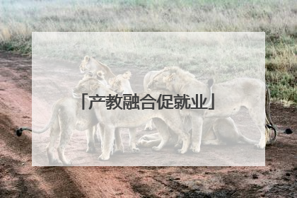 产教融合促就业