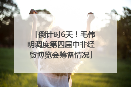 倒计时6天！毛伟明调度第四届中非经贸博览会筹备情况