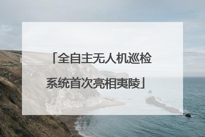 全自主无人机巡检系统首次亮相夷陵