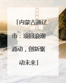 内蒙古通辽市：项目浪潮涌动，创新驱动未来