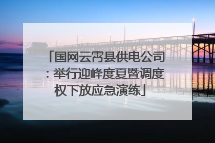 国网云霄县供电公司：举行迎峰度夏暨调度权下放应急演练