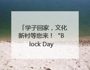 学子回家，文化新村等您来！“Block Day”催化学院式街区新生态