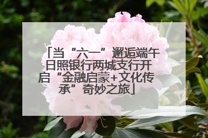 当“六一”邂逅端午 日照银行两城支行开启“金融启蒙+文化传承”奇妙之旅