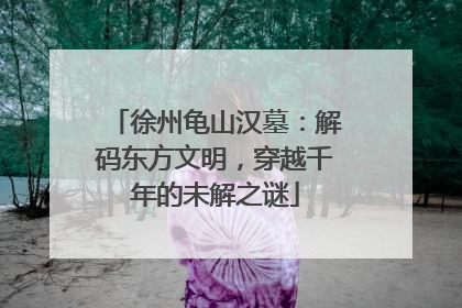 徐州龟山汉墓：解码东方文明，穿越千年的未解之谜
