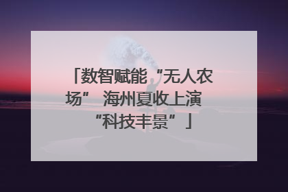 数智赋能“无人农场” 海州夏收上演“科技丰景”