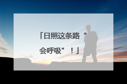 日照这条路“会呼吸”！