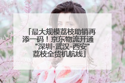 最大规模荔枝助销再添一码！京东物流开通“深圳-武汉-西安” 荔枝全货机航线