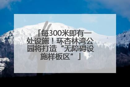 每300米即有一处设施！环杏林湾公园将打造“无障碍设施样板区”
