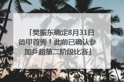 樊振东确定8月31日德甲首秀！此前已确认参加乒超第二阶段比赛