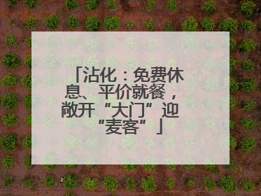 沾化：免费休息、平价就餐，敞开“大门”迎“麦客”