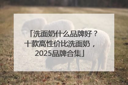 洗面奶什么品牌好？十款高性价比洗面奶，2025品牌合集