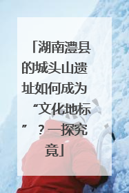 湖南澧县的城头山遗址如何成为“文化地标”？一探究竟