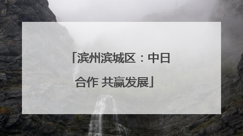滨州滨城区：中日合作 共赢发展