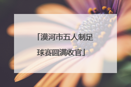漠河市五人制足球赛圆满收官