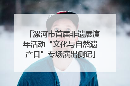 漯河市首届非遗展演年活动“文化与自然遗产日”专场演出侧记