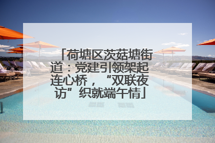 荷塘区茨菇塘街道：党建引领架起连心桥，“双联夜访”织就端午情