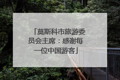 莫斯科市旅游委员会主席：感谢每一位中国游客