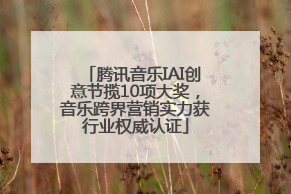 腾讯音乐IAI创意节揽10项大奖，音乐跨界营销实力获行业权威认证