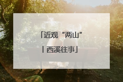近观“两山”丨西溪往事