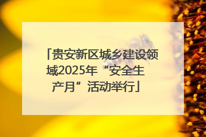 贵安新区城乡建设领域2025年“安全生产月”活动举行