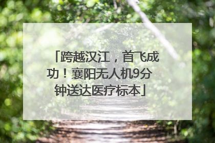 跨越汉江，首飞成功！襄阳无人机9分钟送达医疗标本