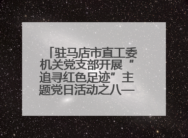 驻马店市直工委机关党支部开展“追寻红色足迹”主题党日活动之八——鏖战独树镇