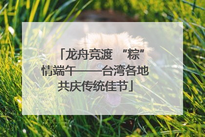 龙舟竞渡 “粽”情端午——台湾各地共庆传统佳节