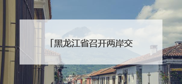 黑龙江省召开两岸交流志愿服务工作会议