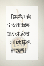 黑龙江省宁安市渤海镇小朱家村：山水环抱稻飘香