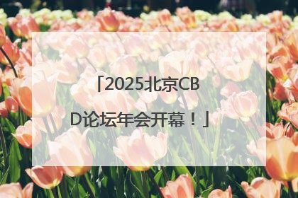 2025北京CBD论坛年会开幕！