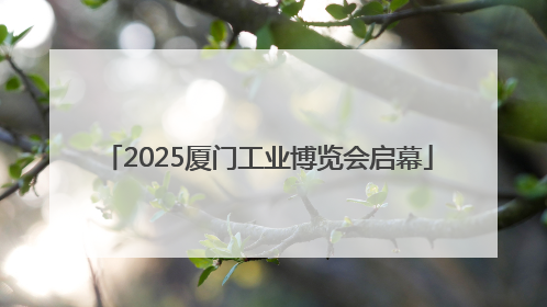 2025厦门工业博览会启幕