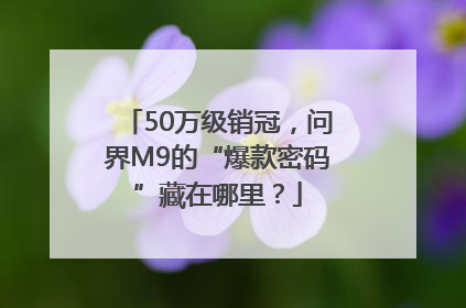 50万级销冠，问界M9的“爆款密码”藏在哪里？